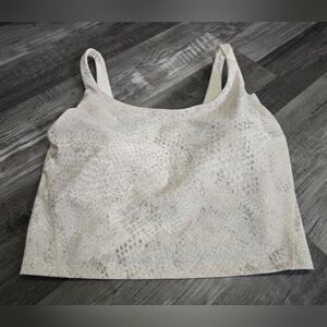 Old Navy Active Snake Print Crop Top Medium